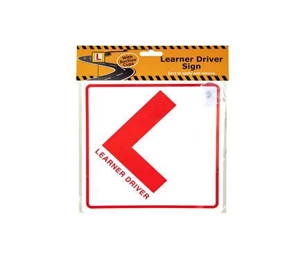 Learner Sticker With Window Suction