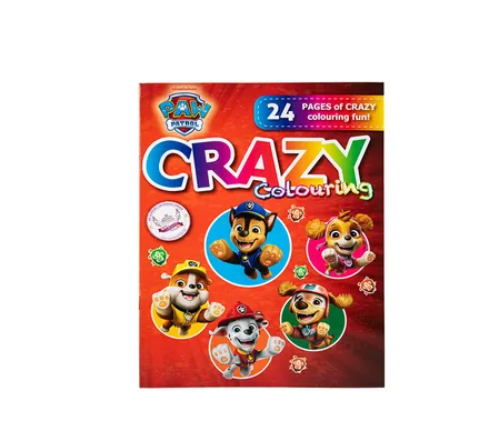 Paw Patrol Crazy Colouring Book