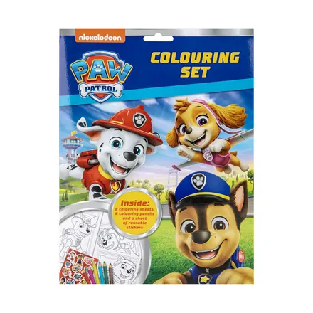 Paw Patrol Colouring Set