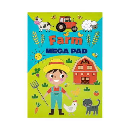 Farm Mega Pad Colouring Book