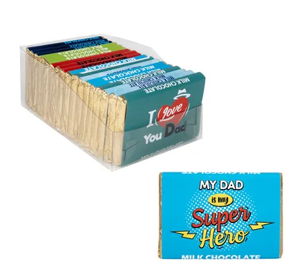 Chocogram Chocolate Fathers Day Slab