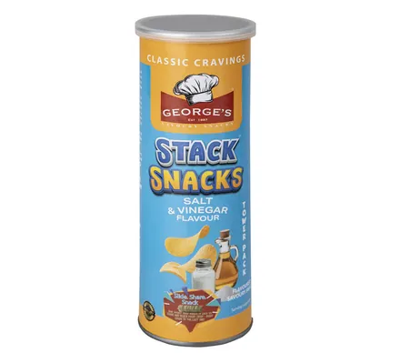 Snack Geo Salt And Vinegar Stack Crisp