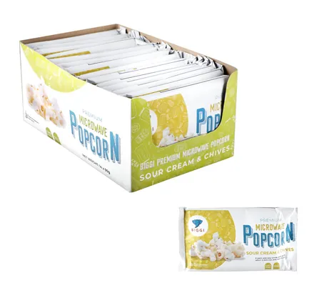 Biggi Microwave Popcorn Sour Cream 100g